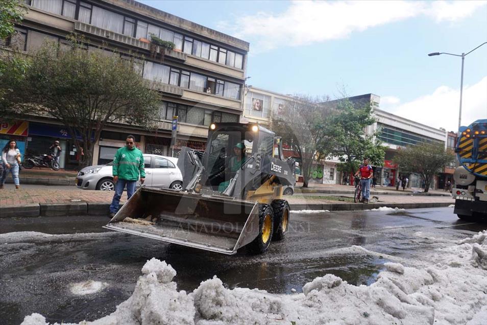 Fuertes lluvias en Bogotá