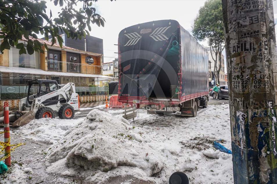 Fuertes lluvias en Bogotá