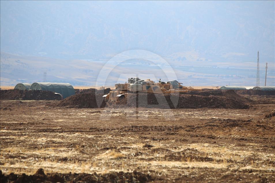 Silopi-Habur bölgesindeki tatbikat

