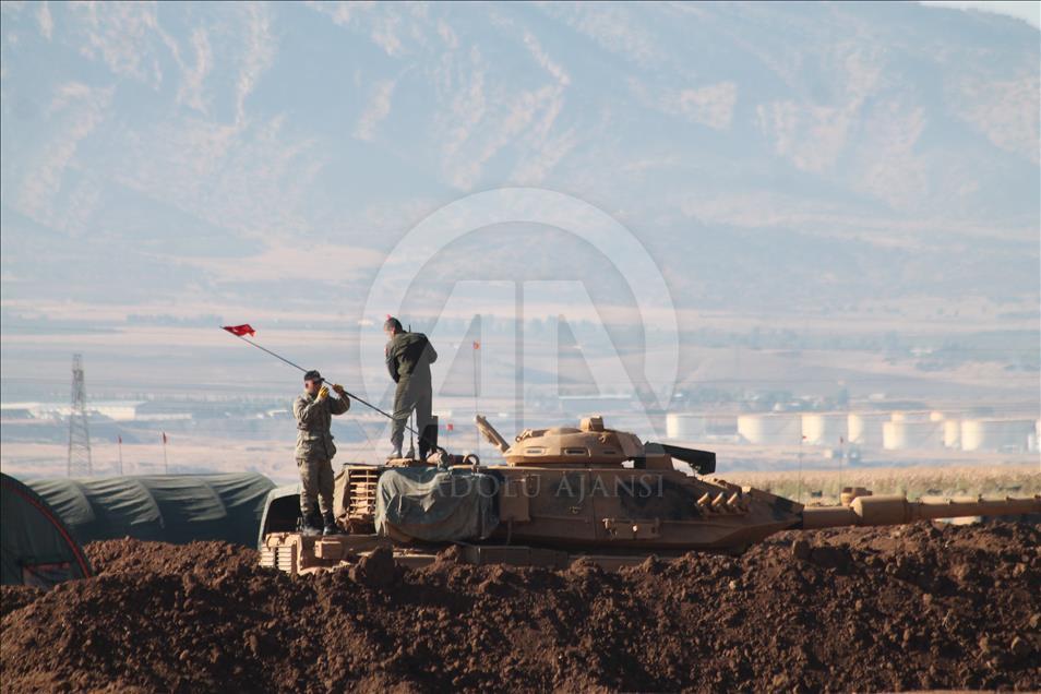 Silopi-Habur bölgesindeki tatbikat