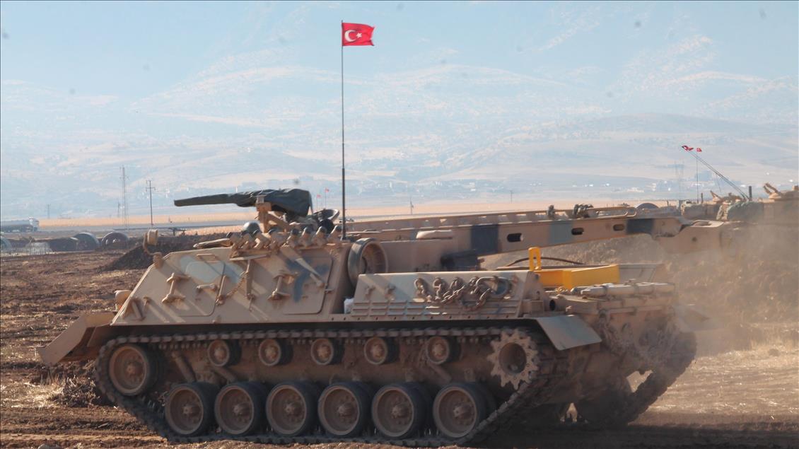 Silopi-Habur bölgesindeki tatbikat