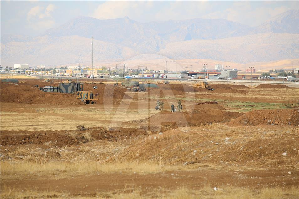 Silopi-Habur bölgesindeki tatbikat

