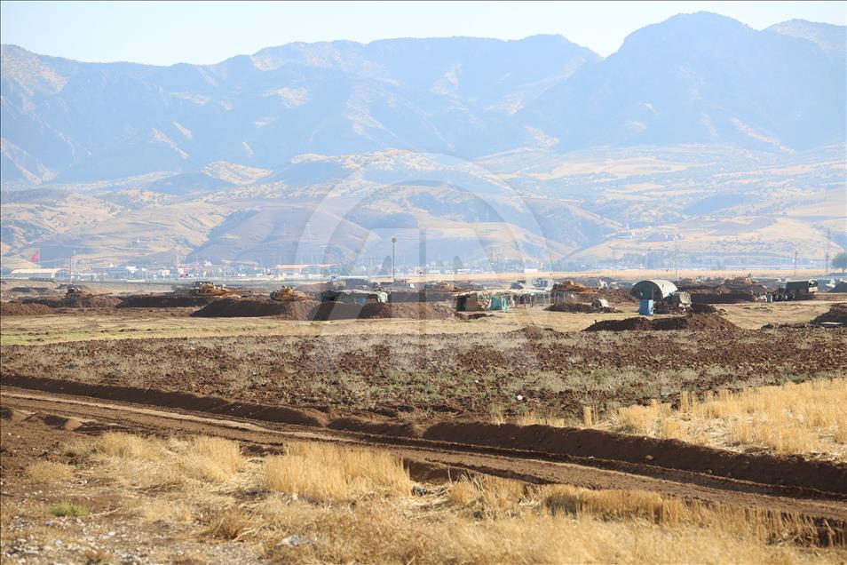 Silopi-Habur bölgesindeki tatbikat devam ediyor