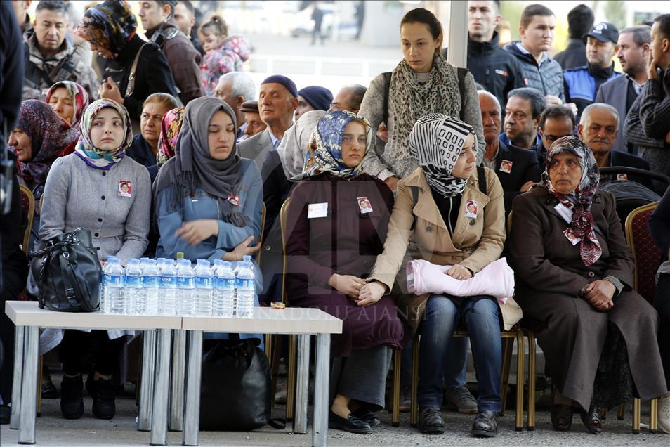Diyarbakır'da şehit polis için tören