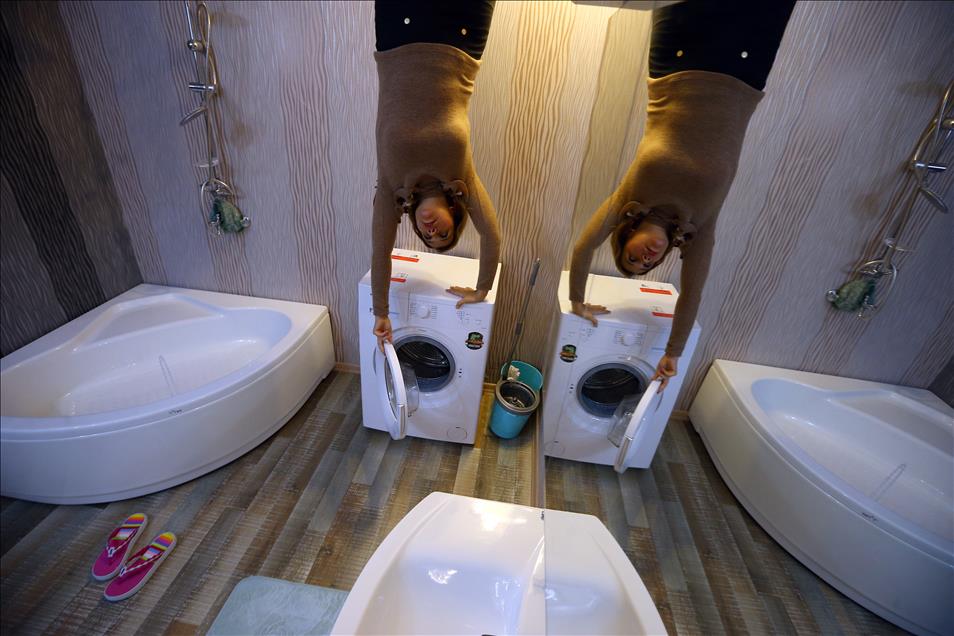 'Upside down' house in Turkish capital dazzles visitors