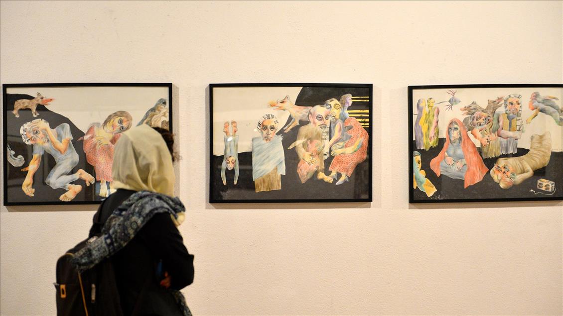 İran'da Afgan Sanatçıların Görsel Sanatları Sergisi açıldı