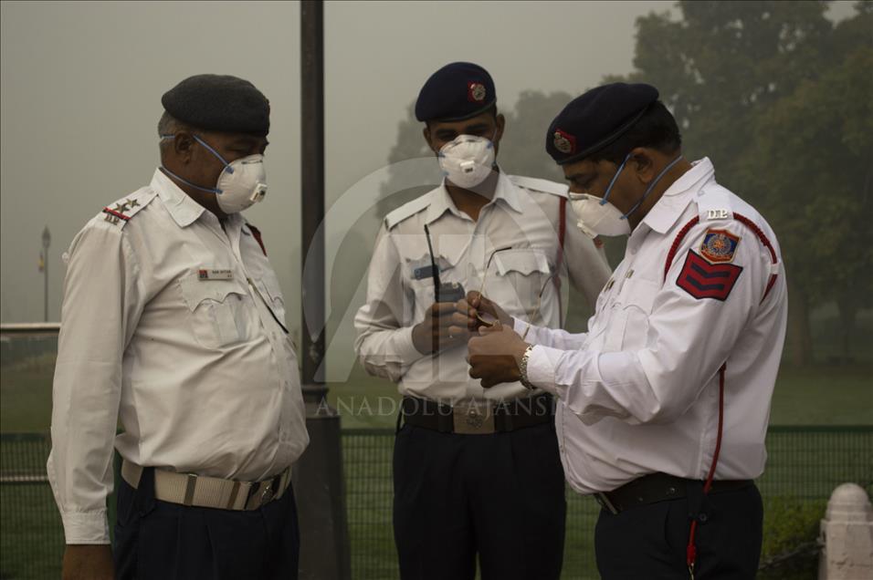 Pollution de l'air à New Delhi