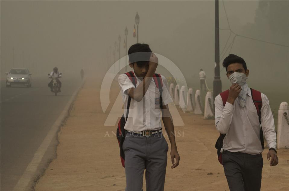 Pollution de l'air à New Delhi