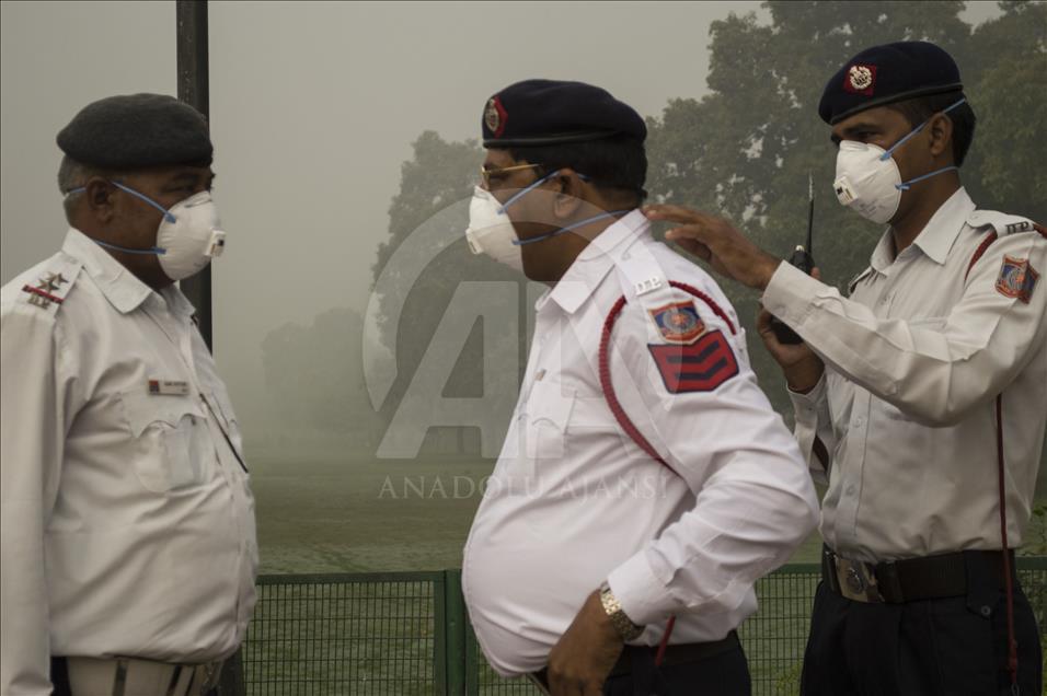 Pollution de l'air à New Delhi