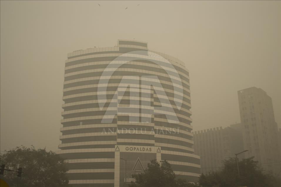 Pollution de l'air à New Delhi