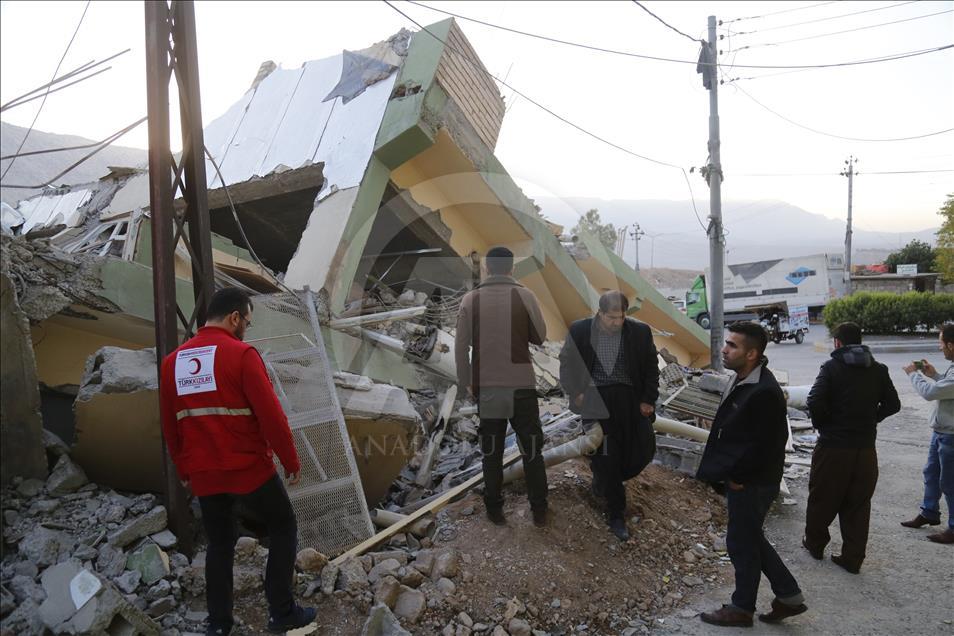 Turkey rushes to help Iraq earthquake victims