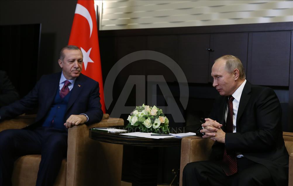 Cumhurbaşkanı Erdoğan, Putin ile bir araya geldi
