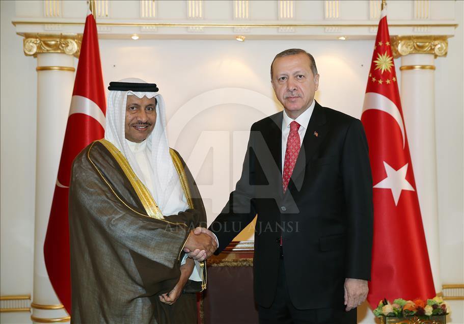 Turkish president arrives in Kuwait for talks