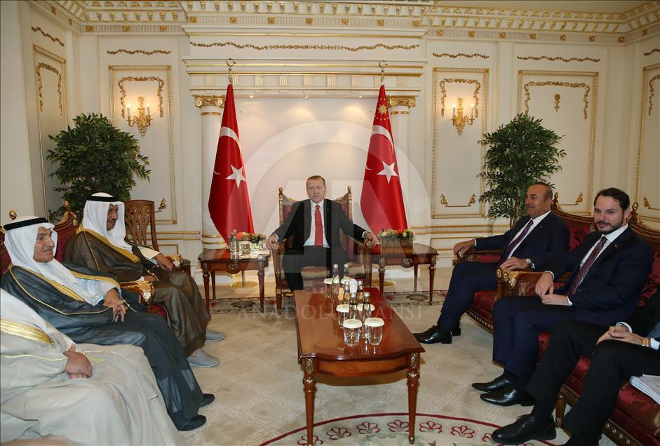 Turkish president arrives in Kuwait for talks