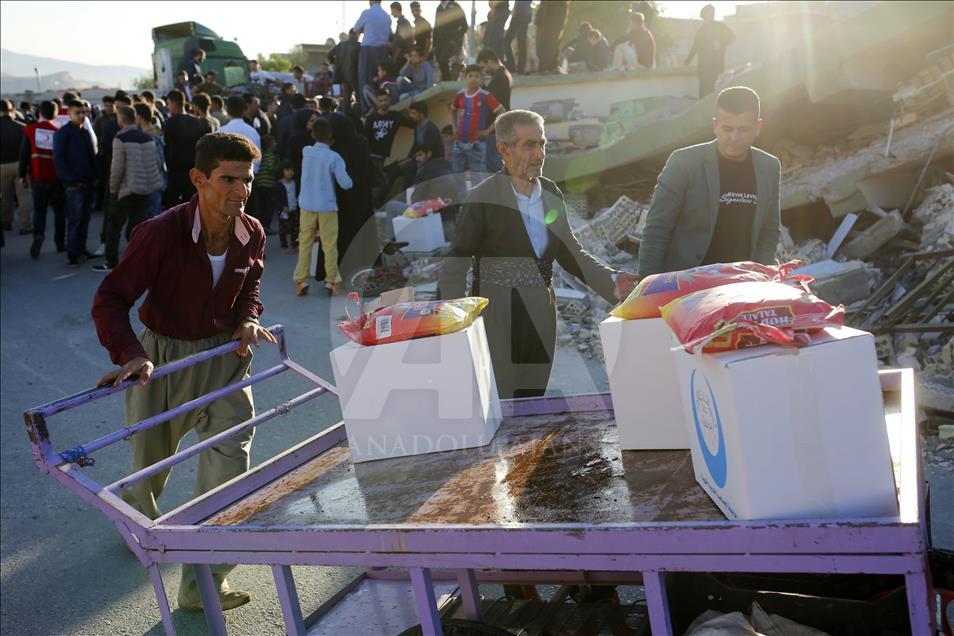 کمک بنیاد همیاری‌های بشری ترکیه به زلزله زدگان عراقی
