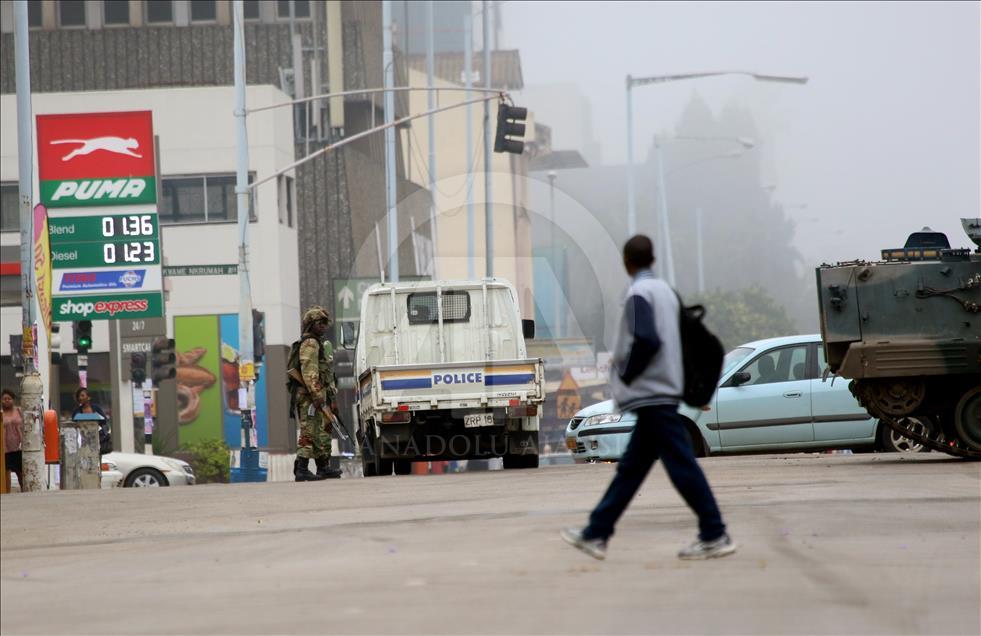 Zimbabwe army takes control of Harare, denies coup