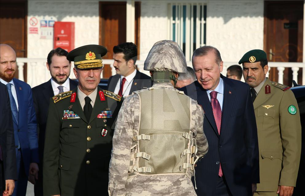 President of Turkey Recep Tayyip Erdogan in Qatar