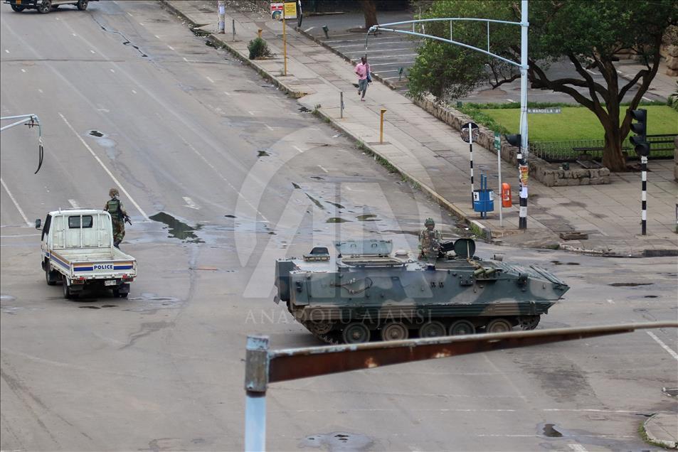 Zimbabwe army takes control of Harare, denies coup
