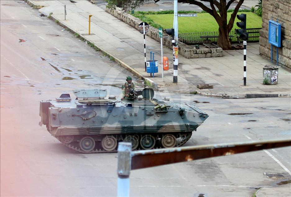 Zimbabwe army takes control of Harare, denies coup