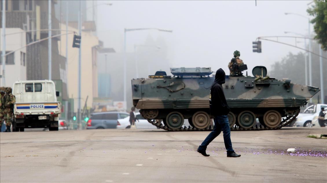 Zimbabwe army takes control of Harare, denies coup