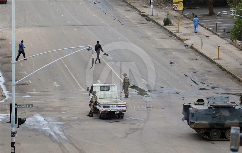 Zimbabwe army takes control of Harare, denies coup