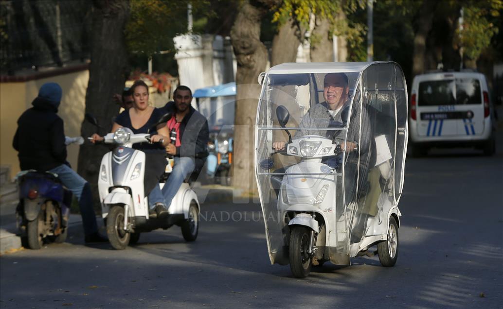 Environmentally friendly vehicles of Prince Islands of Istanbul