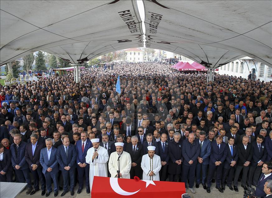 Funeral Ceremony of Turkish weightlifting legend Naim Suleymanoglu