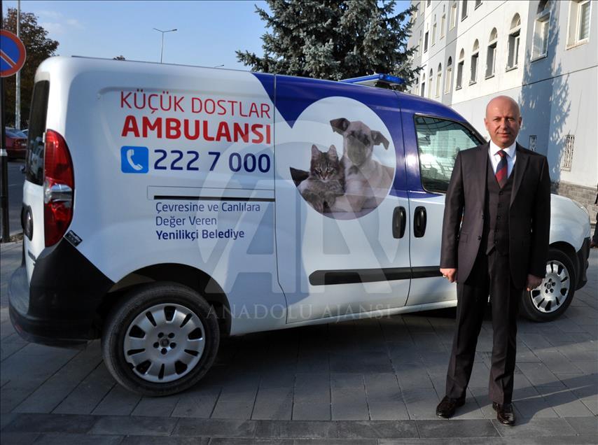 Sokak hayvanlarına "özel" ambulans
