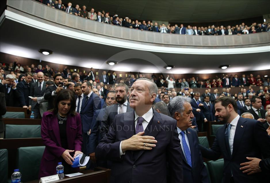 Erdoğan, AK Parti Grup Toplantısı'na katıldı 