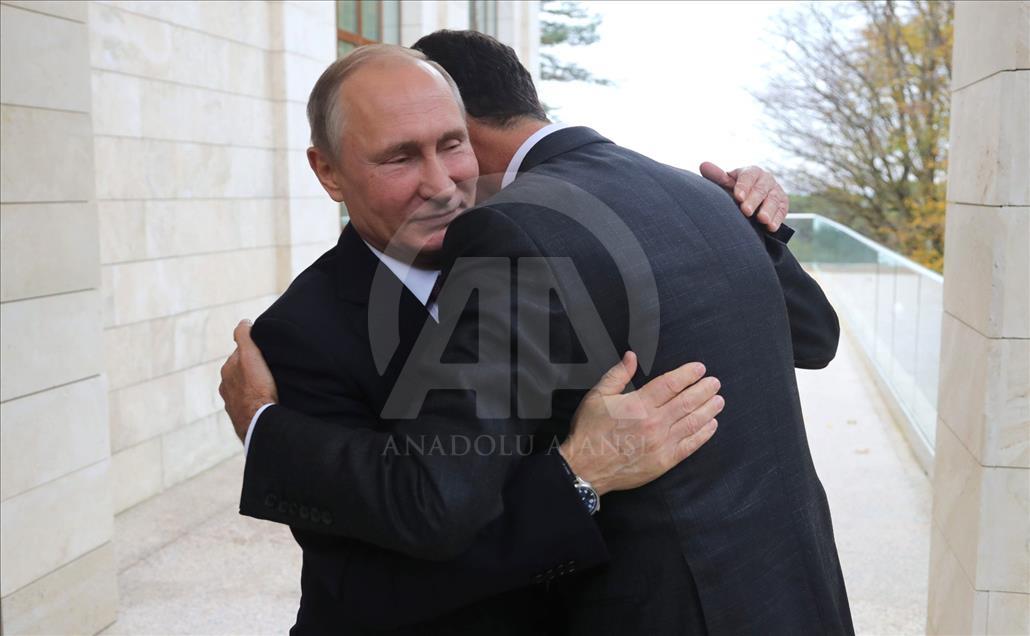 الكرملين يكشف عن لقاء بين بوتين والأسد في سوتشي
