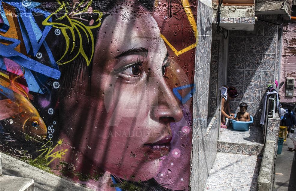 Kolumbi, grafitet murale në Medellin, pasqyrim i shpresës dhe ëndrrave