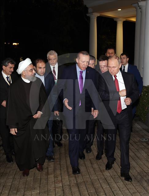 Soçi'de üçlü Suriye zirvesi