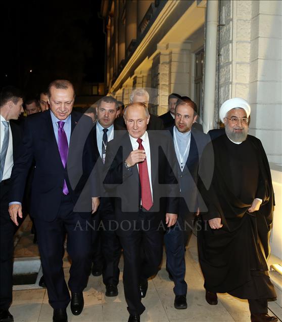 Soçi'de üçlü Suriye zirvesi