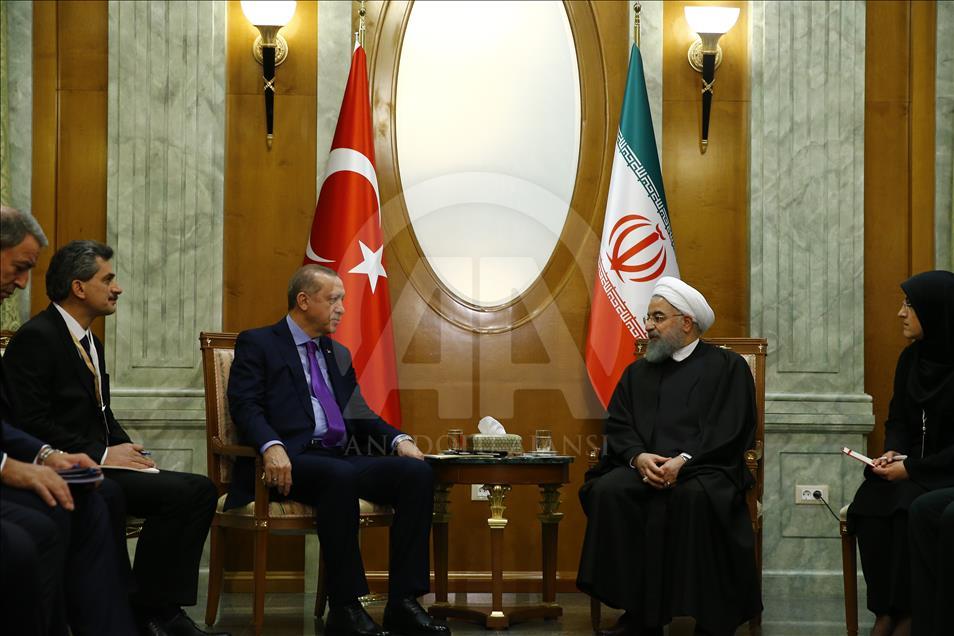 دیدار روسای جمهور ترکیه و ایران در سوچی