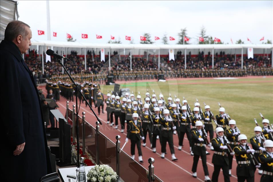 أردوغان: الجيش التركي ليس للارهابيين وإنما لتركيا وشعبها فقط 
