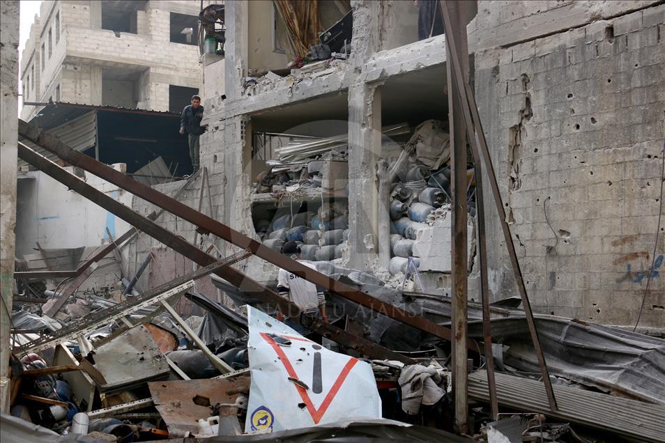 Doğu Guta'da son iki haftada 100'ü aşkın sivil öldü