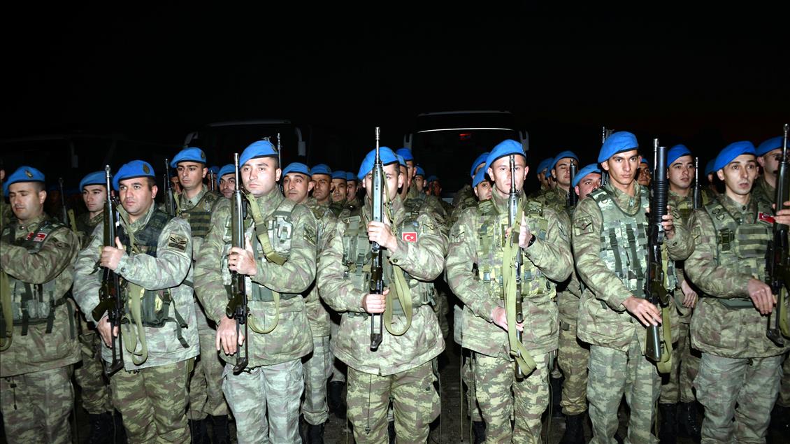 Komandolar El-Bab'a uğurlandı