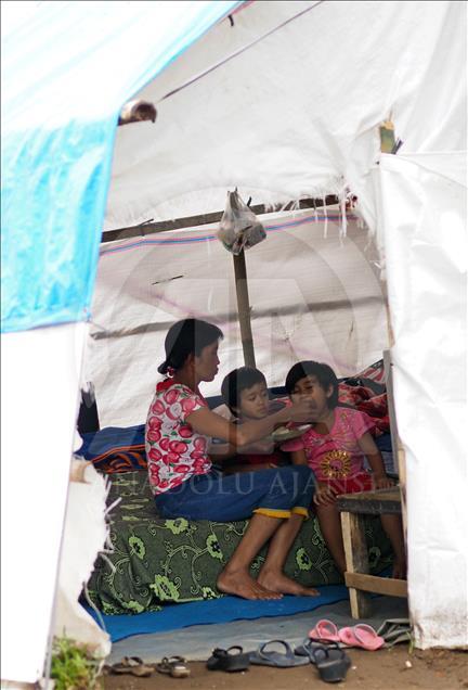 Bali Adası'nda Agung Yanardağı'ndaki volkanik hareketlilik