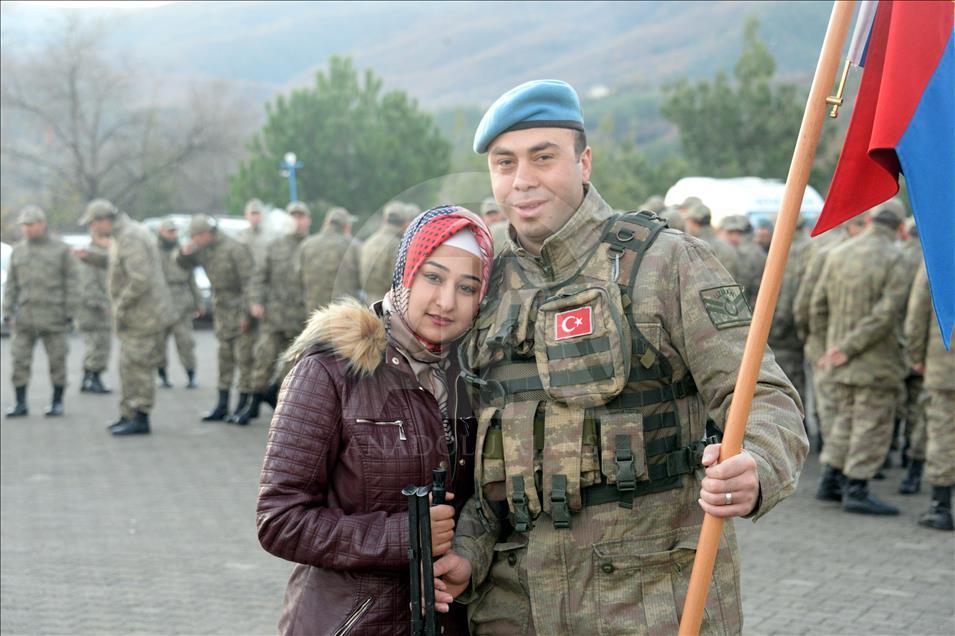 Komandolar El-Bab'a uğurlandı