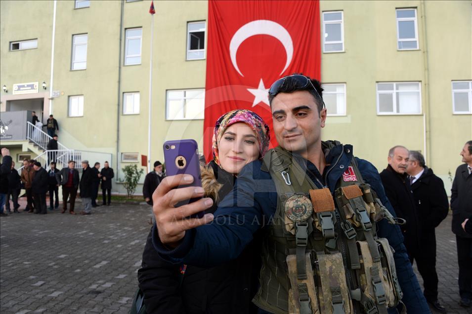 Komandolar El-Bab'a uğurlandı
