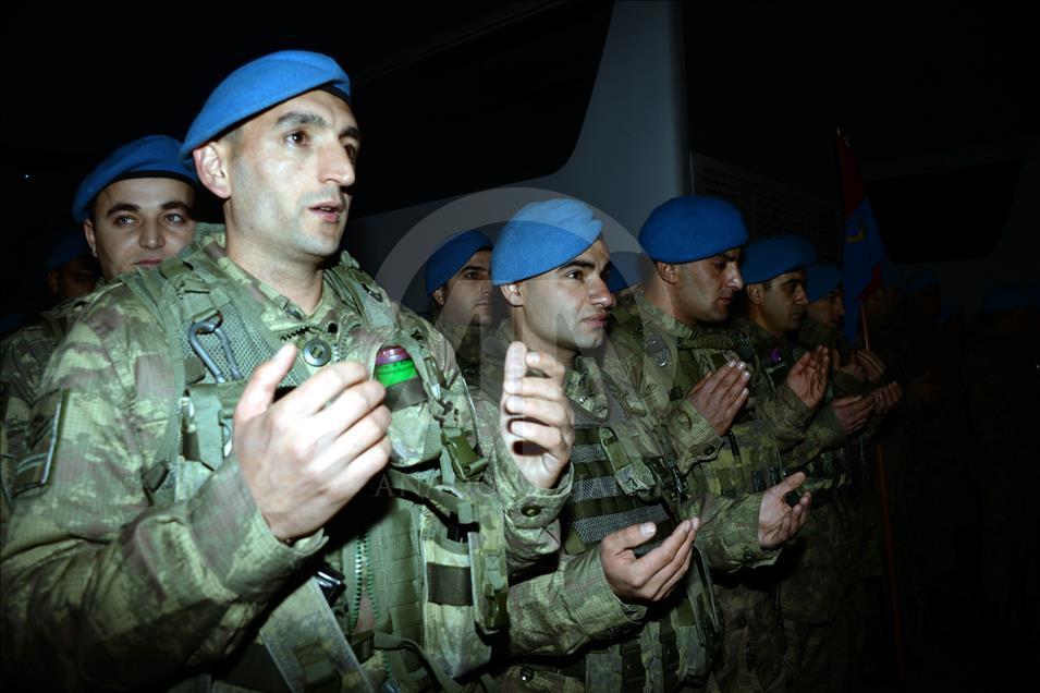 Komandolar El-Bab'a uğurlandı