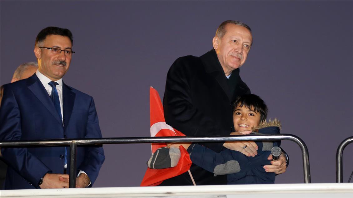 Cumhurbaşkanı Erdoğan Iğdır'da