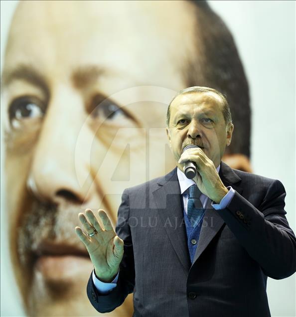 Cumhurbaşkanı ve AK Parti Genel Başkanı Erdoğan Iğdır'da