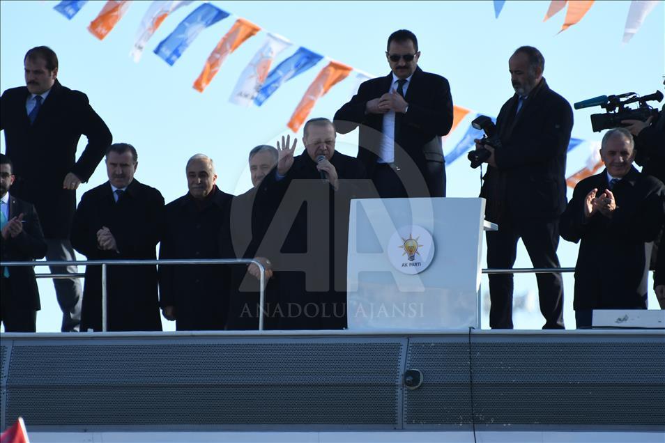 Cumhurbaşkanı Erdoğan, Kars'ta 