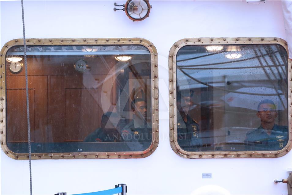 Melihat isi Kapal Latih KRI Bima Suci di Sail Sabang 2017