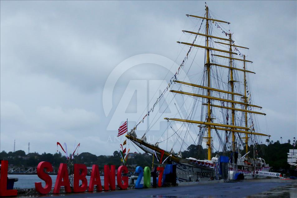 Melihat isi Kapal Latih KRI Bima Suci di Sail Sabang 2017
