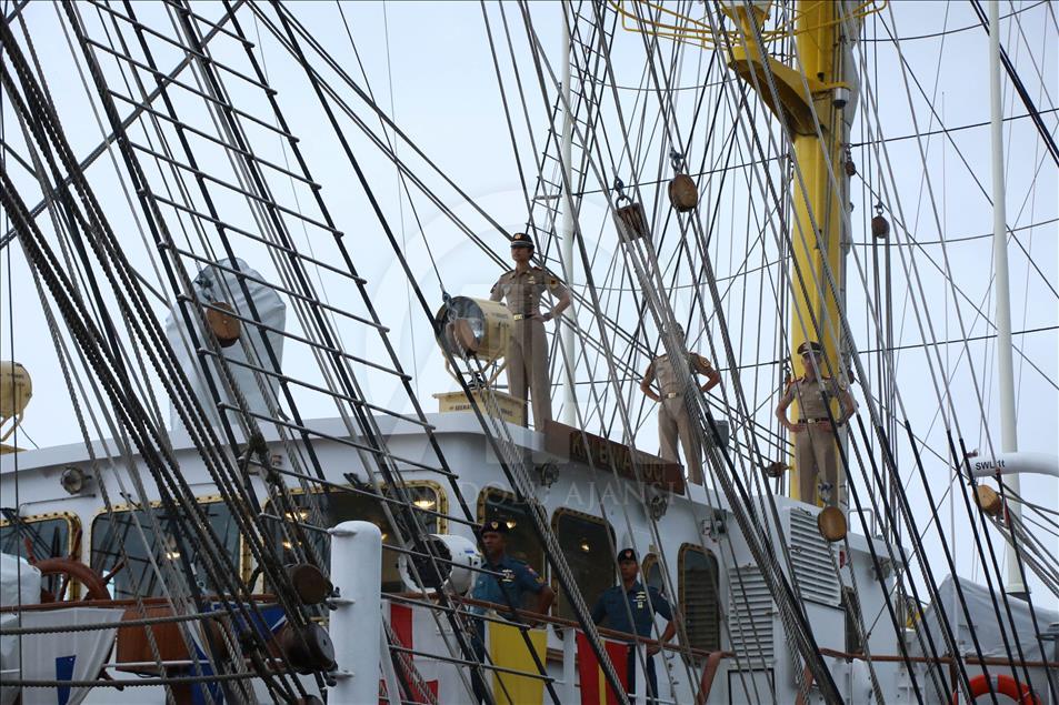Melihat isi Kapal Latih KRI Bima Suci di Sail Sabang 2017