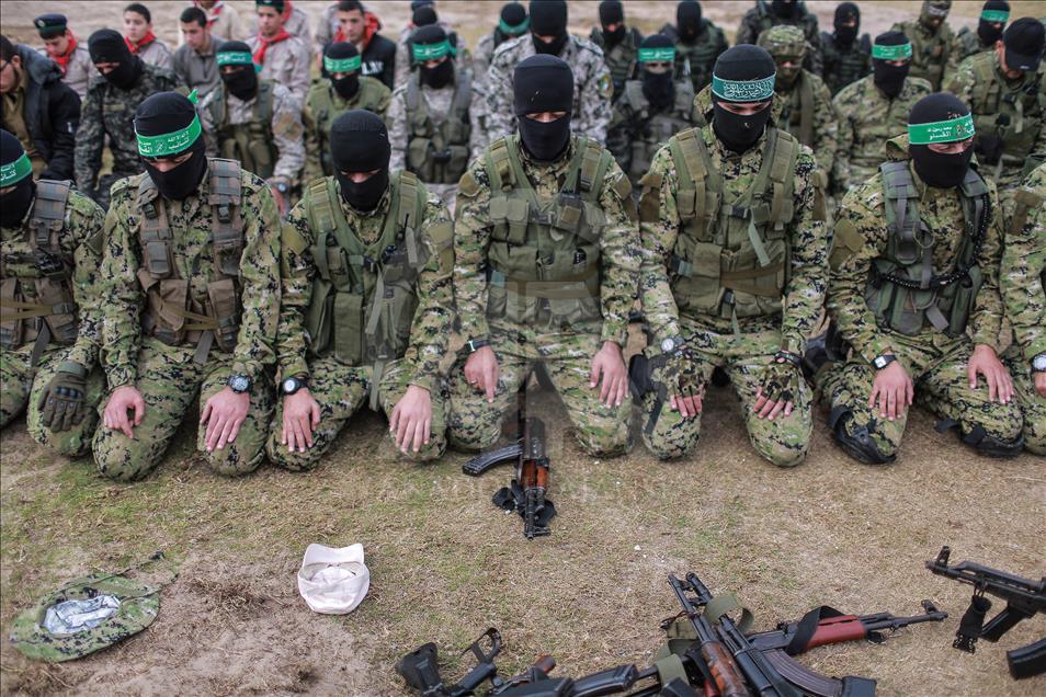 Gaza Defile Militaire Du Hamas Commemorant Son 30eme Anniversaire Agence Anadolu