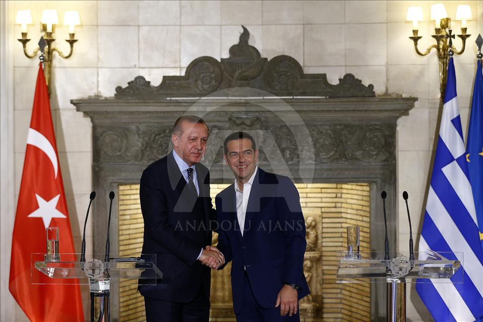 Cumhurbaşkanı Erdoğan Yunanistan'da