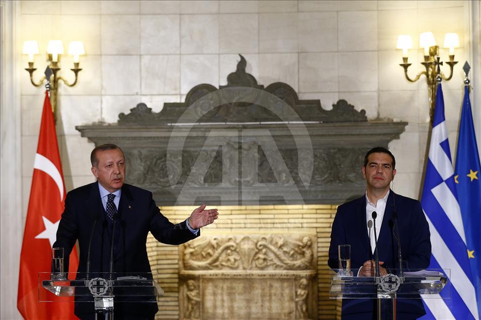 Cumhurbaşkanı Erdoğan Yunanistan'da
